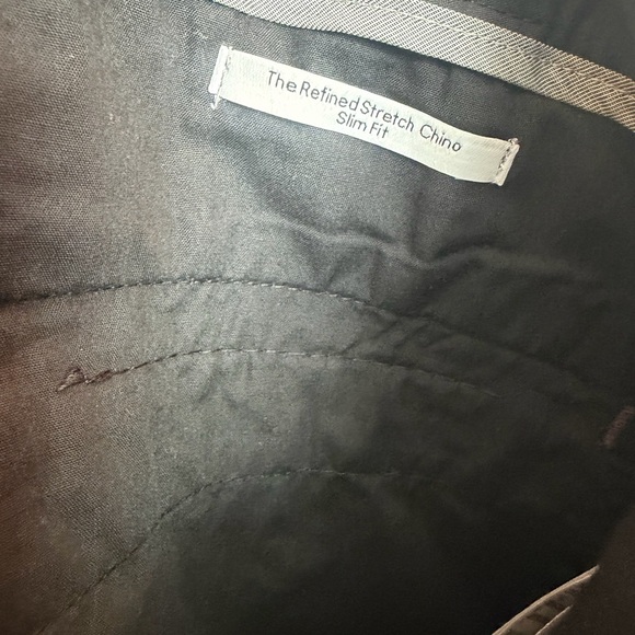 Calvin Klein Black Refined Stretch Chinos - Picture 4 of 4